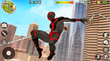 Spider Rope Hero Crime Town الملصق