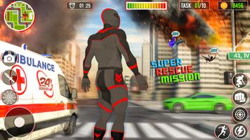 Spider Rope Hero Crime Town ảnh chụp màn hình 3