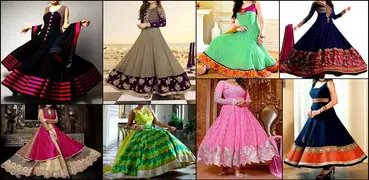 Fancy Anarkali Kurti Dresses Salwar neck Designs