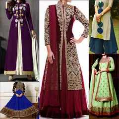 Fancy Anarkali Kurti Dresses Salwar neck Designs XAPK Herunterladen