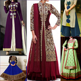 آیکون‌ Fancy Anarkali Kurti Dresses Salwar neck Designs