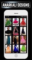 Fancy Anarkali Kurti Dresses Salwar neck Designs poster