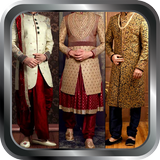 Groom Sherwani Designs Men’s Wedding Suits Indain icône