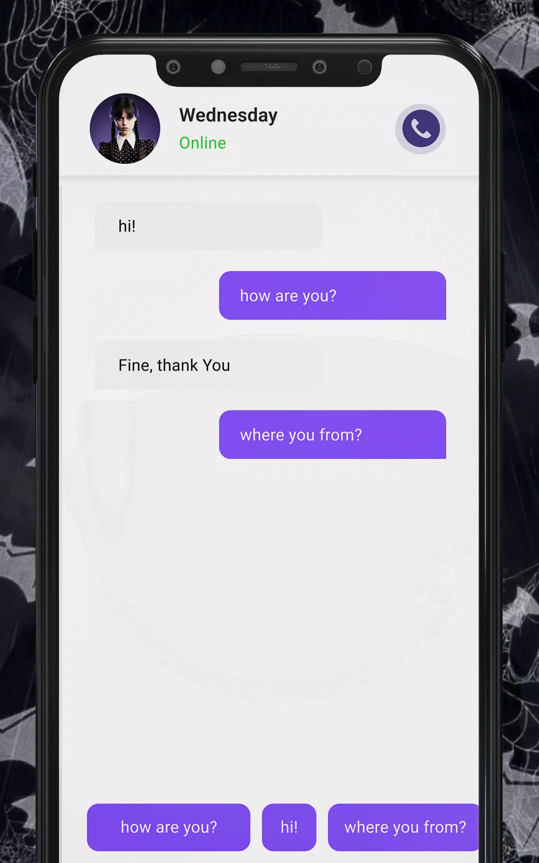 Wednesday Addams Game Fakecall android iOS apk download for free-TapTap