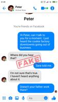 Fake messenger, fake conversations and call captura de pantalla 2
