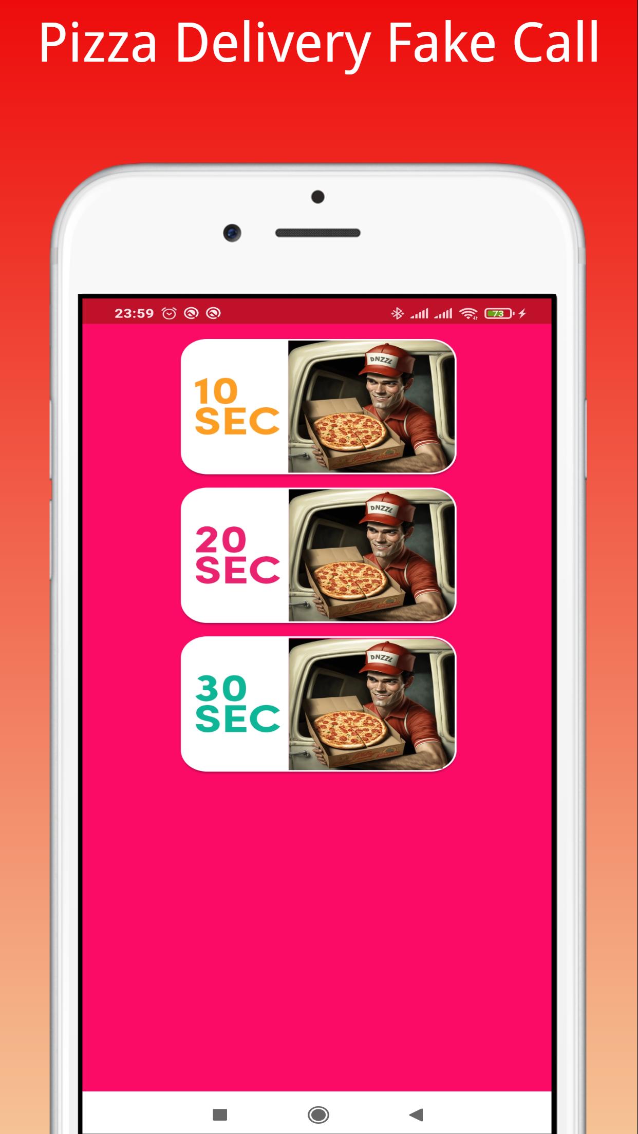 Download do APK de chamada falsa pizza jogo para Android