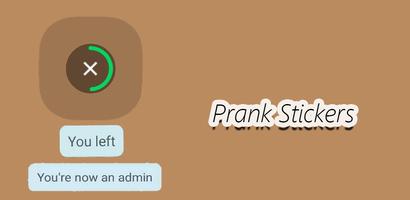 Prank Stickers Affiche