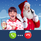 Appel vidéo de Santa Claus - Appel de Noël simulé icône