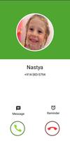 Fake call Nastya 海報