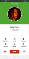 Fake call from Billie Elish Plakat