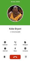 Fake call from Kobe Bryant poster