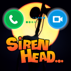 Video call from SirenHead - prank call icône