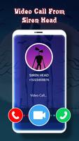 Video call from SirenHead - prank call الملصق