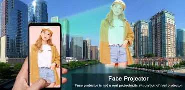 Face Projector : Photo Video Projector Simulator