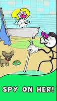 Stickman Troll- Thief Puzzle скриншот 1