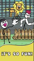 Stickman Troll- Thief Puzzle скриншот 3