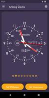 Analog Clock Live Wallpapers الملصق