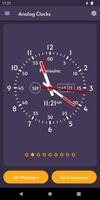 Analog Clock Live Wallpapers Affiche