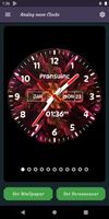 Neon Clock Live Wallpapers Affiche