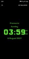 Digital Clock Affiche