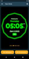 Neon Clock screenshot 2