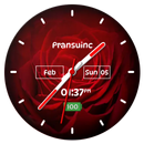 Rose clock live wallpaper APK