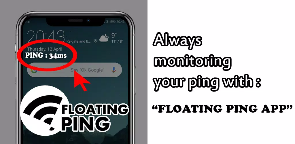 Floating ping - Show ping meter on screen display APK for Android Download