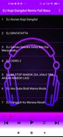 DJ Kopi D angdut Remix Full Bass capture d'écran 2