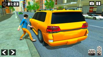 Prado Taxi Driving Games-Car D स्क्रीनशॉट 1