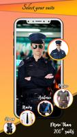 Police Suit Photo Editor - Army Photo Frame Affiche