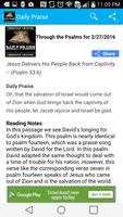 Daily Praise Psalms Devotional plakat
