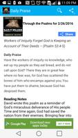 Daily Praise Psalms Devotional screenshot 1