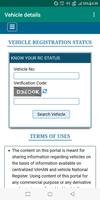 VAHAN -Vehicle Registration captura de pantalla 1