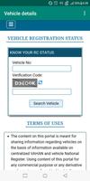 VAHAN -Vehicle Registration Screenshot 1