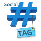 Social Hashtag icône