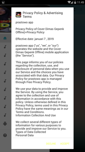 Lagu Cover Dimas Gepenk Offline Apk 2 1 Download For Android Download Lagu Cover Dimas Gepenk Offline Apk Latest Version Apkfab Com