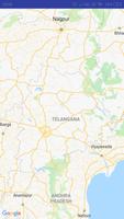 Telangana Map capture d'écran 1