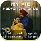 MyPic Haryanvi Lyrical Status Maker With Song أيقونة