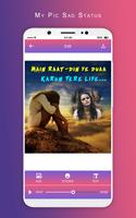 MyPic Sad Lyrical Status Maker With Song تصوير الشاشة 2