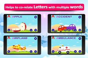 2 Schermata Animated alphabet for kids,ABC