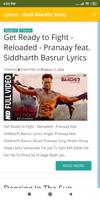 Lyrics - Hindi Marathi Song capture d'écran 3