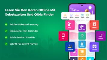 Gebetszeiten: Quran, Hadith Plakat