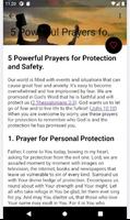 Protection Prayers - Prayer Fo capture d'écran 1