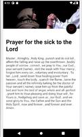 Healing prayer for the sick capture d'écran 2