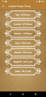 Prayer Times London poster