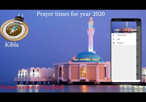 Horaires de prière 1441 et ramadan 2020 Affiche