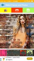 Puzzle Page Photo Frames Collage captura de pantalla 1