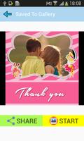 Thank You Photo Frames Make Thanks Card capture d'écran 2