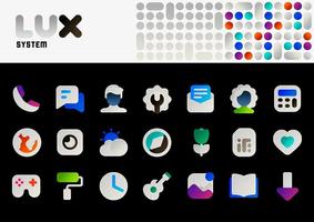 LuX Icon Pack Pro captura de pantalla 3