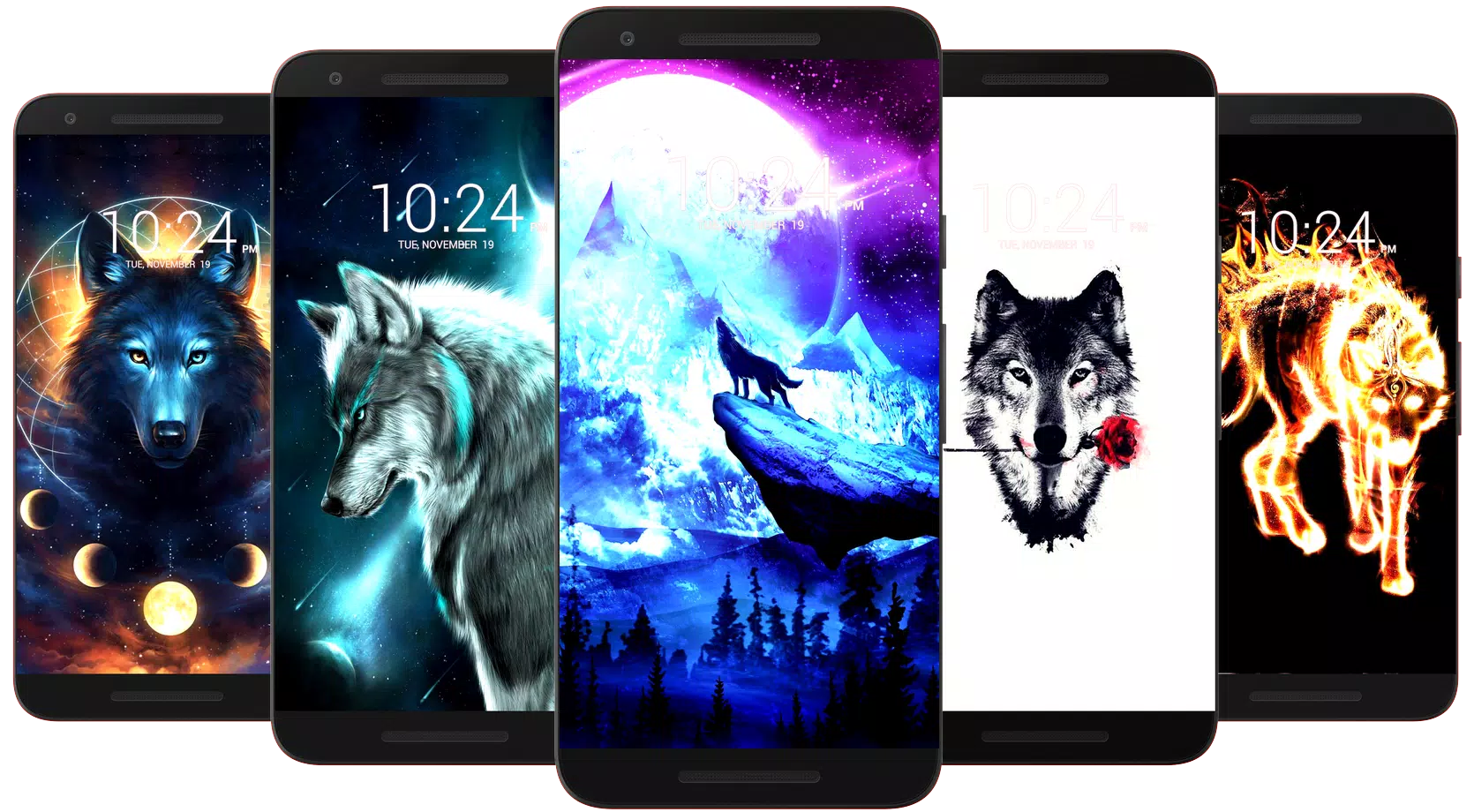 Descarga de APK de Fondo De Pantalla De Lobo Negro HD para Android Descarga de APK de Fondo De Pantalla De Lobo Negro HD para Android